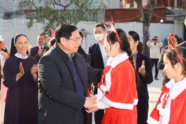 Le Premier ministre Pham Minh Chinh adresse ses vœux de Noël à Bac Giang