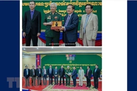 D’anciens soldats volontaires et experts vietnamiens visitent le Cambodge