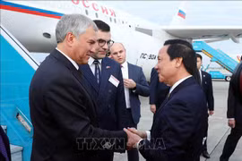 Le président du président de la Douma d'Etat russe entame sa visite officielle au Vietnam