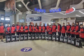 Coupe Challenge féminine de volley-ball 2023: les volleyeuses vietnamiennes arrivent en France