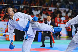 Le Vietnam remporte la première place aux Championnats de karaté d'Asie du Sud-Est