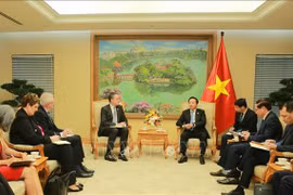 Le vice-Premier ministre Tran Hong Ha reçoit le directeur de la GEAPP