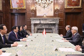 Le PM Pham Minh Chinh rencontre les présidents des Chambres basse et haute du Japon