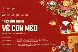 Une exposition d’art célèbre l’Année du Chat à Hanoi