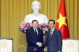 Le président Vo Van Thuong salue la visite du président de la Cour suprême de la Fédération de Russie 