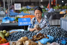 L'inflation au Laos continue d'augmenter en janvier et atteint un record en 23 ans