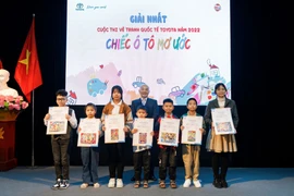 Remise des prix du concours international de peinture Toyota 2022