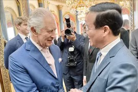 Le président Vo Van Thuong à la cérémonie de couronnement du roi Charles III