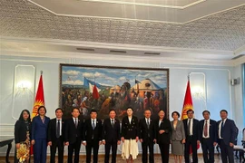 Le vice-président de l'AN Nguyen Khac Dinh en visite au Kirghizistan