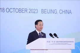 En Chine, le président Vo Van Thuong propose des piliers de coopération en matière d’économie numérique