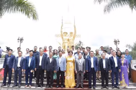 Cérémonie en commémoration des martyrs vietnamiens à Oudomxay (Laos)