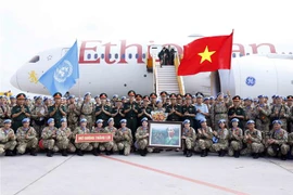 L’Unité de génie militaire no 2 part en mission à Abiyé