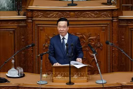 Le président vietnamien prononce un discours à la Diète nationale japonaise
