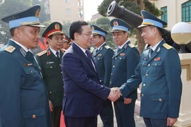 Célébration des 60 ans de l'Armée de défense anti-aérienne et de l'air