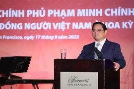 Le Premier ministre rencontre des représentants de la communauté vietnamienne aux États-Unis