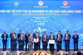 Des entreprises du Vietnam et de Singapour coopèrent dans un projet d'énergie renouvelable offshore