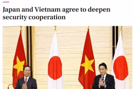 La presse japonaise souligne la visite officielle du président vietnamien