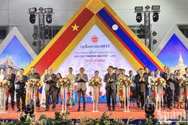 Ouverture de la Foire commerciale Vietnam - Laos 2023 à Vientiane