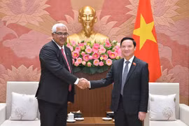 Le vice-président de l'AN Nguyen Khac Dinh reçoit le ministre cubain de la Justice