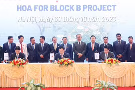 Signature et mise en œuvre du projet de chaîne de valeur gaz-électricité Bloc B - O Mon