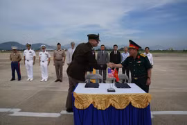 Rapatriement des restes d'un soldat américain porté disparu pendant la guerre du Vietnam