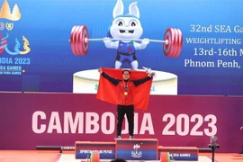 L’haltérophile Nguyên Quôc Toan raffle une médaille d’or et bat 3 records des SEA Games