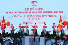 Célébration du 50e anniversaire des relations diplomatiques entre le Vietnam et le Japon à Hanoï