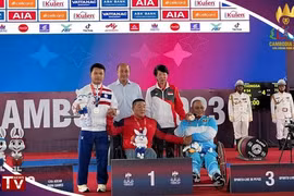 ASEAN Para Games 12 : le Vietnam remporte deux autres médailles d'or en développé-couché