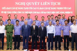 Le président Vo Van Thuong travaille avec le Parquet populaire suprême