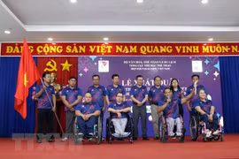 Cérémonie de départ de la délégation vietnamienne pour les ASEAN Para Games 12