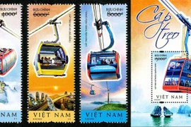 Une nouvelle collection de timbres présente des téléphériques vietnamiens