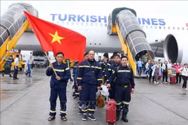 Séisme: retour de la mission du ministère de la Sécurité publique de Turquie