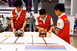Les équipes vietnamiennes remportent des nombreux prix à World Robot Olympiad 