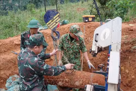 ​Deux bombes datant de la guerre neutralisées en toute sécurité à Quang Tri