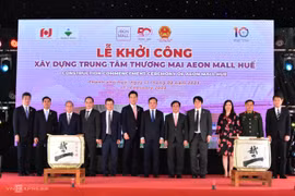 Début des travaux de construction de l’Aeon Mall Huê