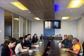 Une délégation de la Confédération générale du travail du Vietnam en visite en Afrique du Sud