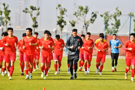 L’équipe vietnamienne dans l’arène de la Coupe d’Asie 2023 en Ouzbékistan