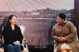 La vice-présidente Vo Thi Anh Xuan en visite officielle en Afrique du Sud
