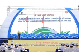 Lancement de la Semaine de la mer et des îles du Vietnam et du Mois d’action pour l’environnement