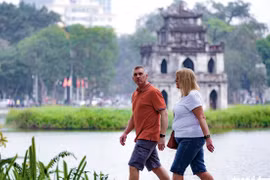 Forte hausse du nombre de touristes étrangers à Hanoï en neuf mois