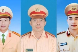 Glissement de terrain à Lam Dong : hommage aux trois policiers victimes