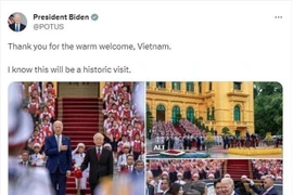 Le président américain Joe Biden qualifie sa visite d’État au Vietnam d’un "moment historique"