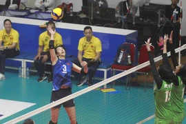 Les volleyeuses vietnamiennes se qualifient pour les demi-finales de l'AVC Challenge Cup