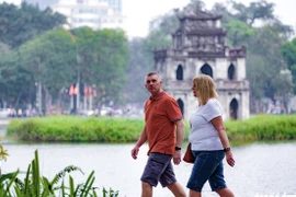 Forte hausse du nombre de touristes étrangers à Hanoï en neuf mois