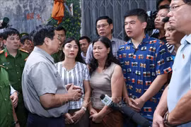 Condoléances au Vietnam pour l’incendie dans l’arrondissement de Thanh Xuan