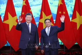Entrevue entre le PM Pham Minh Chinh et le dirigeant chinois Xi Jinping