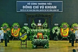Cérémonie funéraire de l’ancien vice-Premier ministre Vu Khoan