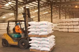 Les exportations d'engrais diminuent à la fois en volume et en valeur