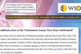 Les célébrations du Têt 2023 couvertes par la presse internationale