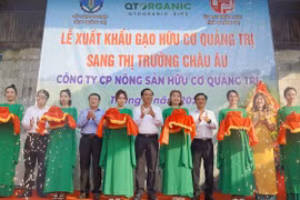 Le premier lot de riz bio Quang Tri prend le chemin de l’Europe